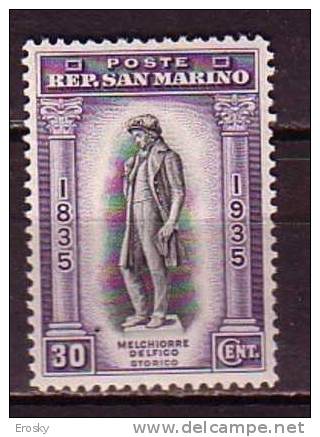 Y6693 - SAN MARINO Ss N°199 - SAINT-MARIN Yv N°199 * - Unused Stamps