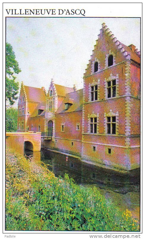 Carte Postale 59.  Villeneuve D´Ascq  Le Chateau De Flers  Trés  Beau Plan - Villeneuve D'Ascq