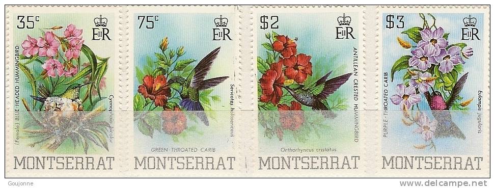 MONTSERRAT    Oiseaux Mouches 517 520** - Colibris