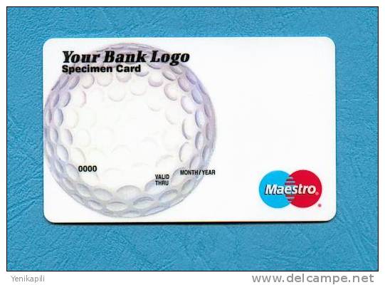 ( 2717 )  -   Maestro   -  (  Specimen  Card  )   -  *** TBE ***  -  Voir Scan  - - Disposable Credit Card