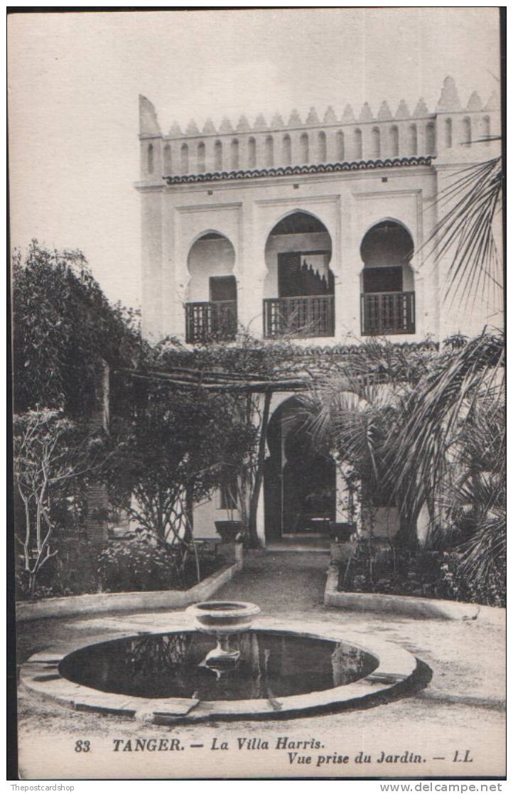 CPA MAROC MOROCCO No.83 TANGER LA VILLA HARRIS VUE PRISE DU JARDIN LL LOUIS LEVY NORTH AFRICA - Tanger