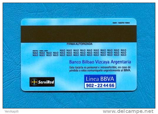 ( 2720 ) -  BBVA  Regalo - Maestro  -  (  Carte D'essai  )  -   *** TBE ***  -  Voir Scan  - - Disposable Credit Card