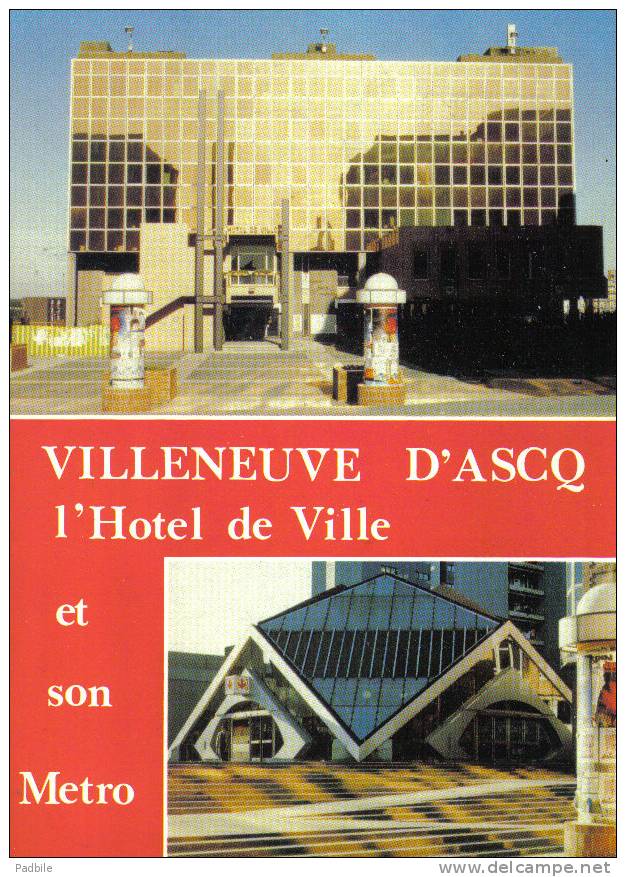 Carte Postale 59.  Villeneuve D´Ascq  Trés  Beau Plan - Villeneuve D'Ascq