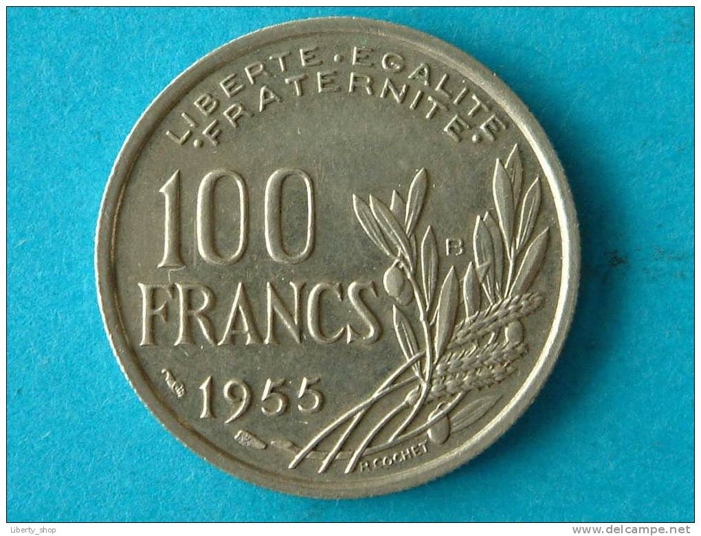 1955 - 100 FRANCS / KM 919.1 ( For Grade, Please See Photo ) ! - Autres & Non Classés