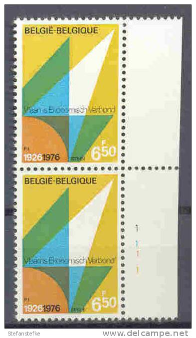 Belgie Belgique Ocb Nr :  1799 ** MNH  (zie Scan) Plaatnummer 1 - 1971-1980