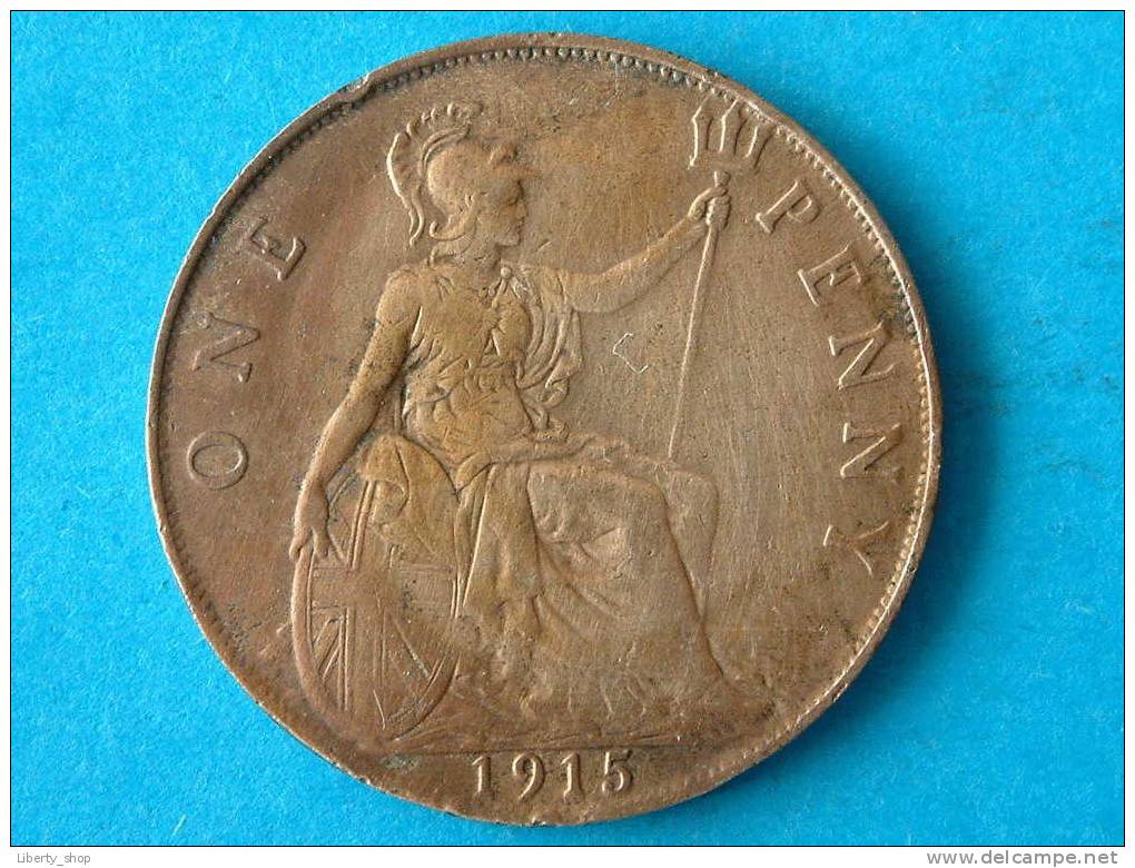 1915 - 1 PENNY / KM 810 ( For Grade, Please See Photo ) ! - D. 1 Penny