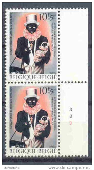 Belgie Belgique Ocb Nr :  1795 ** MNH  (zie Scan) Plaatnummer 3 - 1971-1980