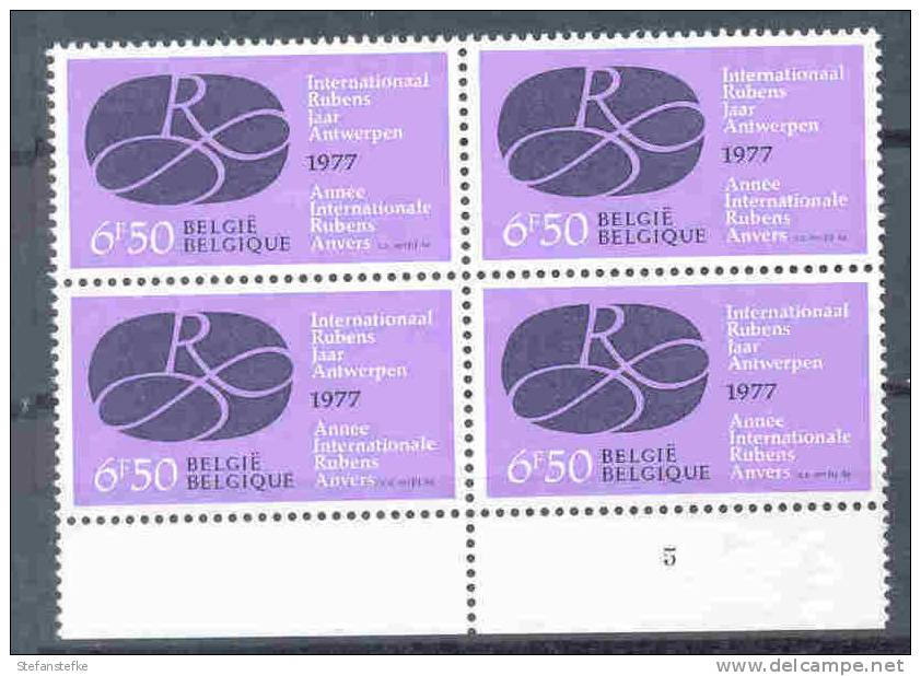 Belgie Belgique Ocb Nr :  1838 ** MNH  (zie Scan) Plaatnummer 5 - 1971-1980