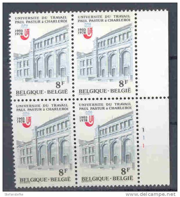 Belgie Belgique Ocb Nr :  1906 ** MNH  (zie Scan) Plaatnummer 1 - 1971-1980