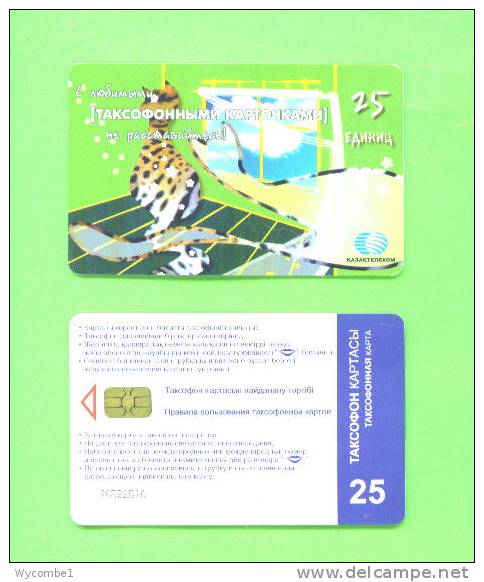 KAZAKHSTAN - Chip Phonecard/Stylised Cat - Kasachstan