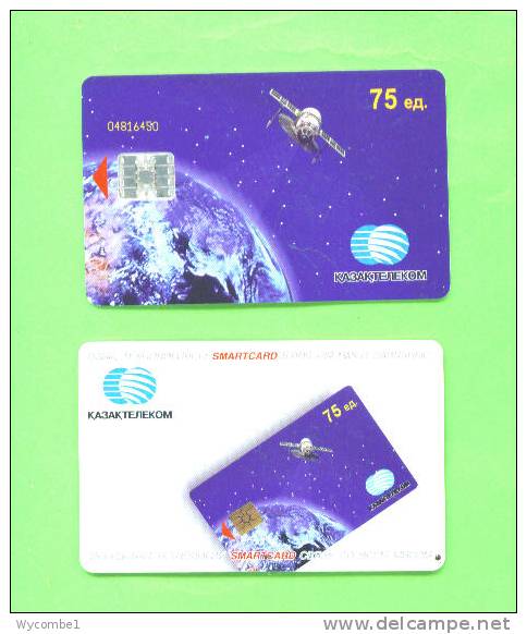 KAZAKHSTAN - Chip Phonecard/Satellite In Orbit - Kazachstan