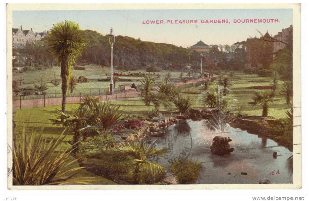 U.K., Bournemouth, Dorset, Lower Pleasure Gardens, 1937 - Bournemouth (from 1972)