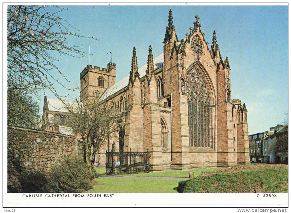 U.K., Carlisle, Cumbria, Cathedral From South East, Ca. 1990 - Carlisle