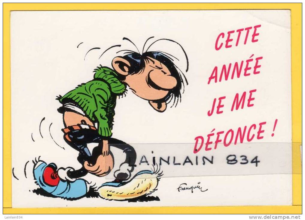 - 434 - LAGAFFE -  By Franquin, 1994, CET ANNÉE JE ME DÉFONCE...!, Non écrite, Trés Bon état. - Bandes Dessinées