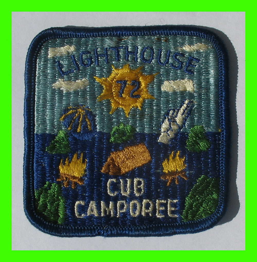 SCOUTING  PATCHES - LIGHTHOUSE - CLUB CAMPOREE 1972 - - Scouting