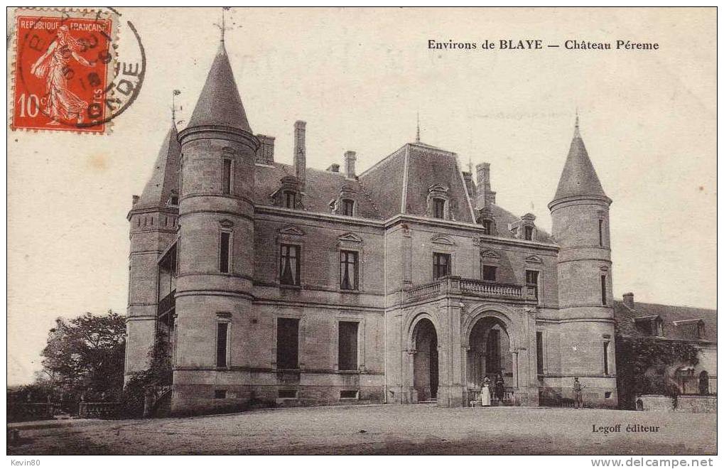 33 BLAYE Environs Château Pérenne - Blaye