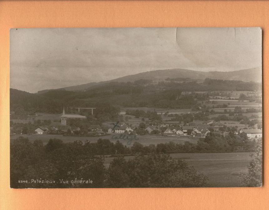 H058 Palézieux, Vue Générale SEPIA. Cachet 1922 Vers La Lécherette - Palézieux