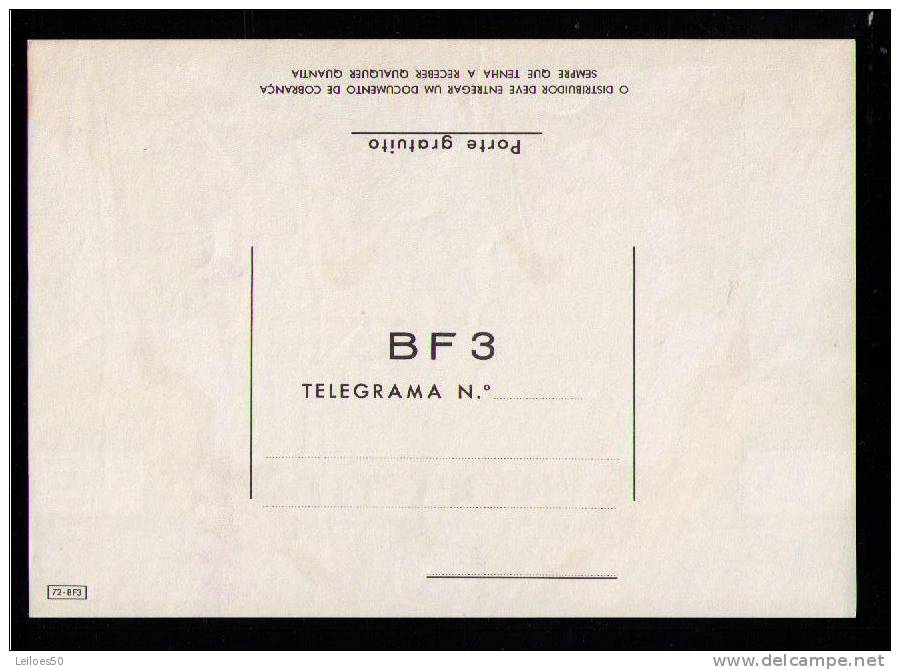 Errors DISPLECEMENT Telegramme Music NOEL Christmas Angels Flautist Player PORTUGAL 1972 Entier Postal Stationery #87652 - Entiers Postaux