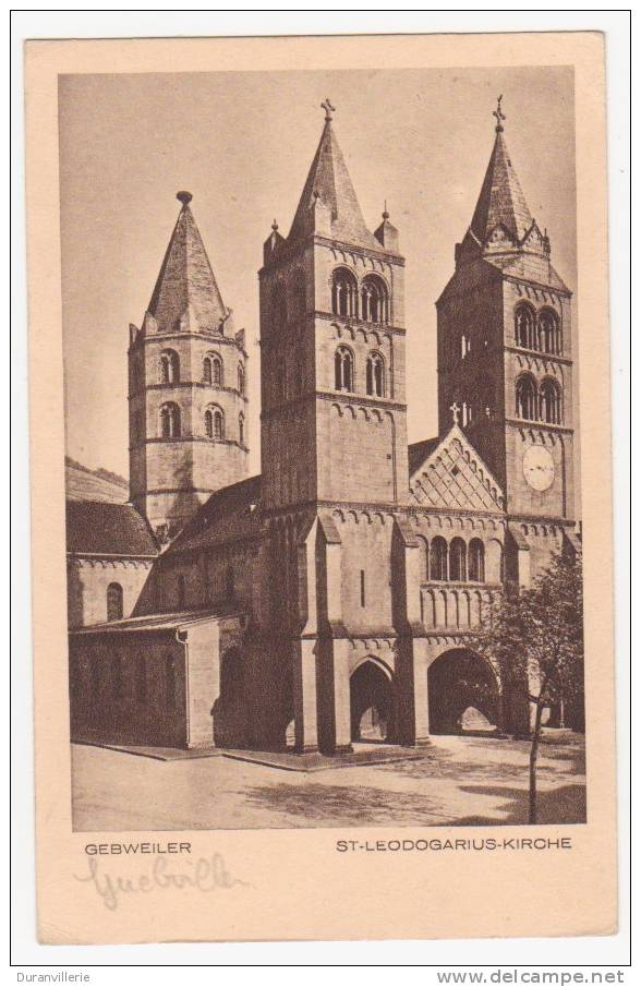 68 Guebwiller - Gebweiler - St Leodogarius-kirche - Guebwiller