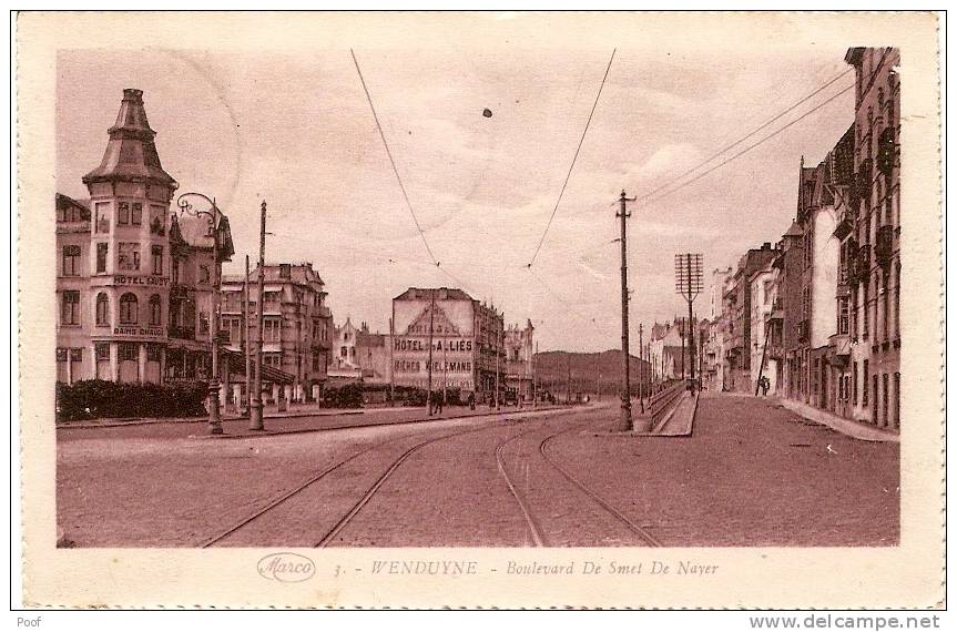 Wenduine / Wenduyne :  Boulevard De Smet De Nayer ( Uitg Marcovici ) - Wenduine