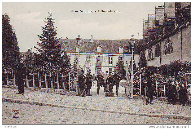 SEZANNE   LA MAIRIE  VERS 1900 - Sezanne