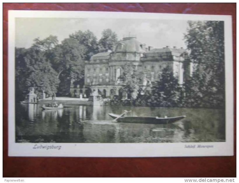 Ludwigsburg - Schloss Monrepos Teichseite Boote - Ludwigsburg