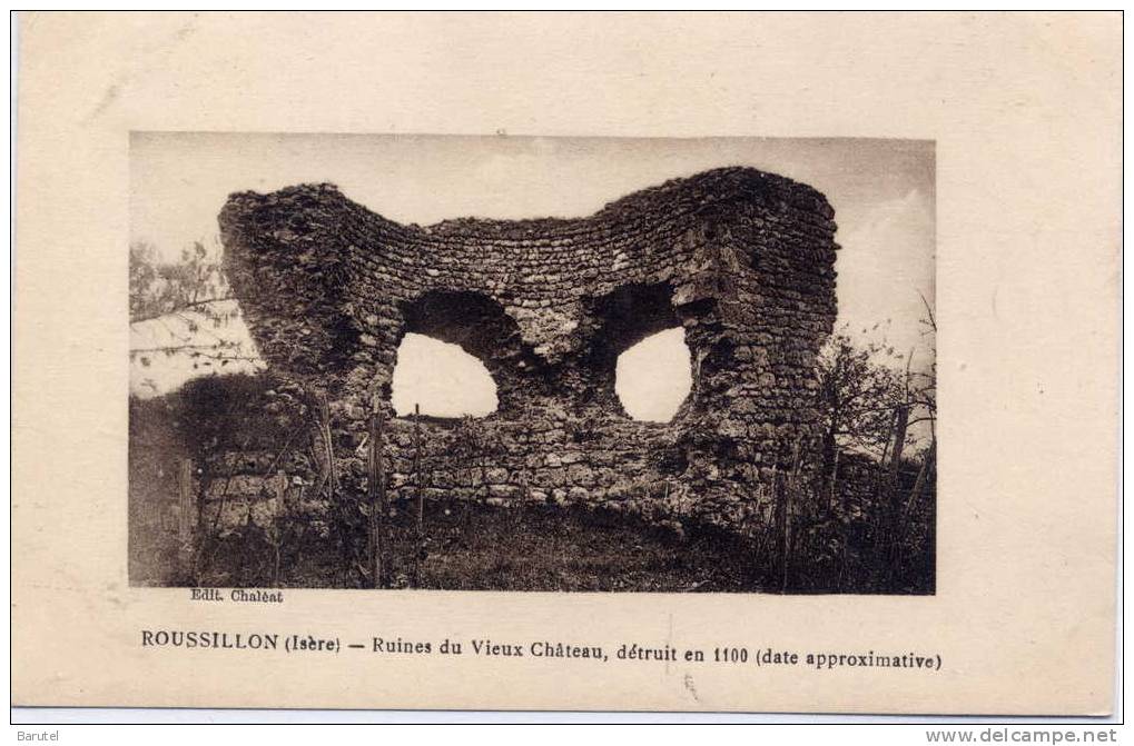 ROUSSILLON - Ruines Du Vieux Château - Roussillon