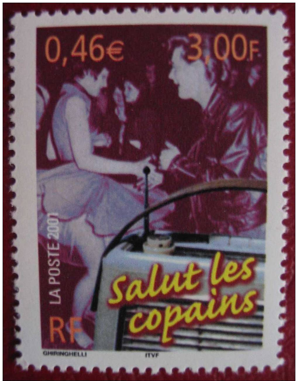 2001 - N° 3374 ** - La Radio: Salut Les Copains" - Le Siècle Au Fil Du Timbre - Nuevos