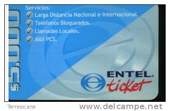 ENTEL TICKET $5.000 - Cile