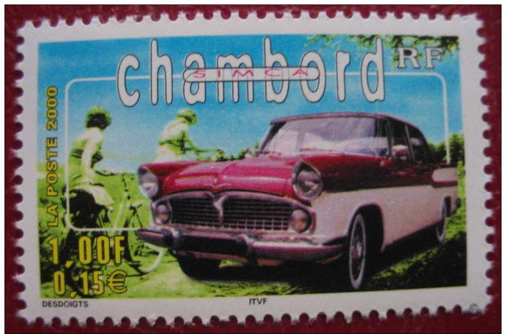 2000 - N° 3320 ** - " Simca Chambord " - Voitures Anciennes - Collection Jeunesse - Unused Stamps