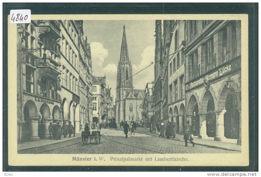 MÜNSTER I.W.   - TB - Muenster