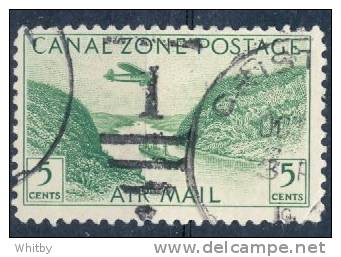 1931 5 Cent Canal Zone Air Mail #C7  # 1 Cancel - Zona Del Canale / Canal Zone