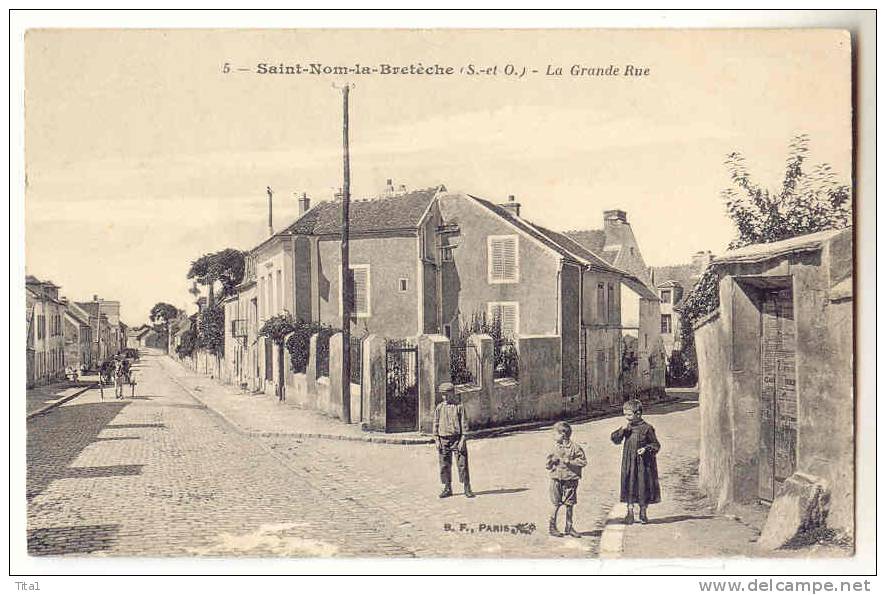 12857 - SAINT NOM LA BERTECHE  -  La Grande Rue    * B.F., Paris* - St. Nom La Breteche
