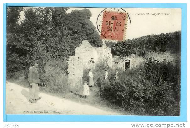 GUERVILLE Ruines Du Noyer-levrat - Guerville