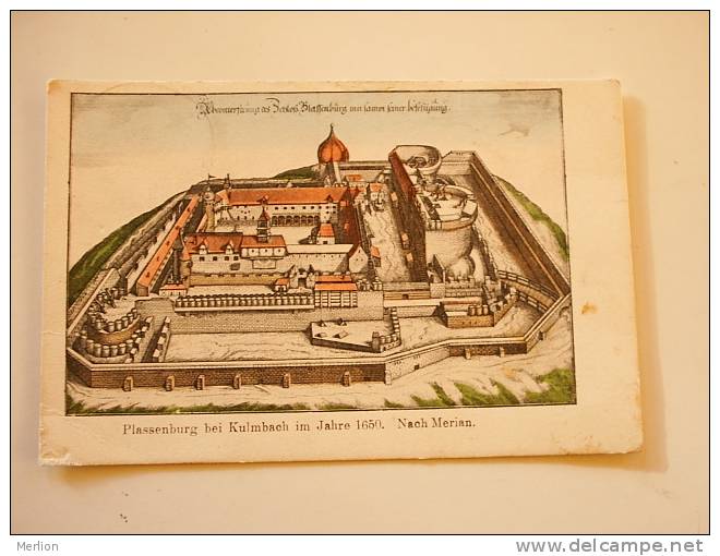 Plassenburg Bei Kulmbach Im Jahre 1650 - Nach Merian   VF D61712 - Kulmbach