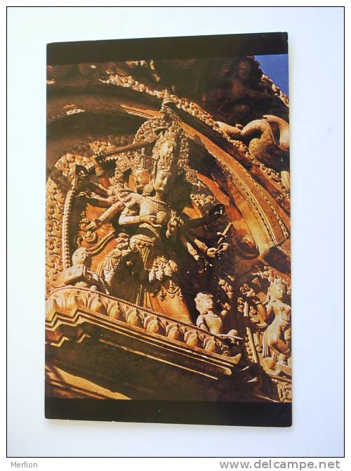 Nepal - Bhjagabati Goddes -Golden Gate Of Bhadgaon -Hinduism  Ca 1960's   VF  D61759 - Nepal