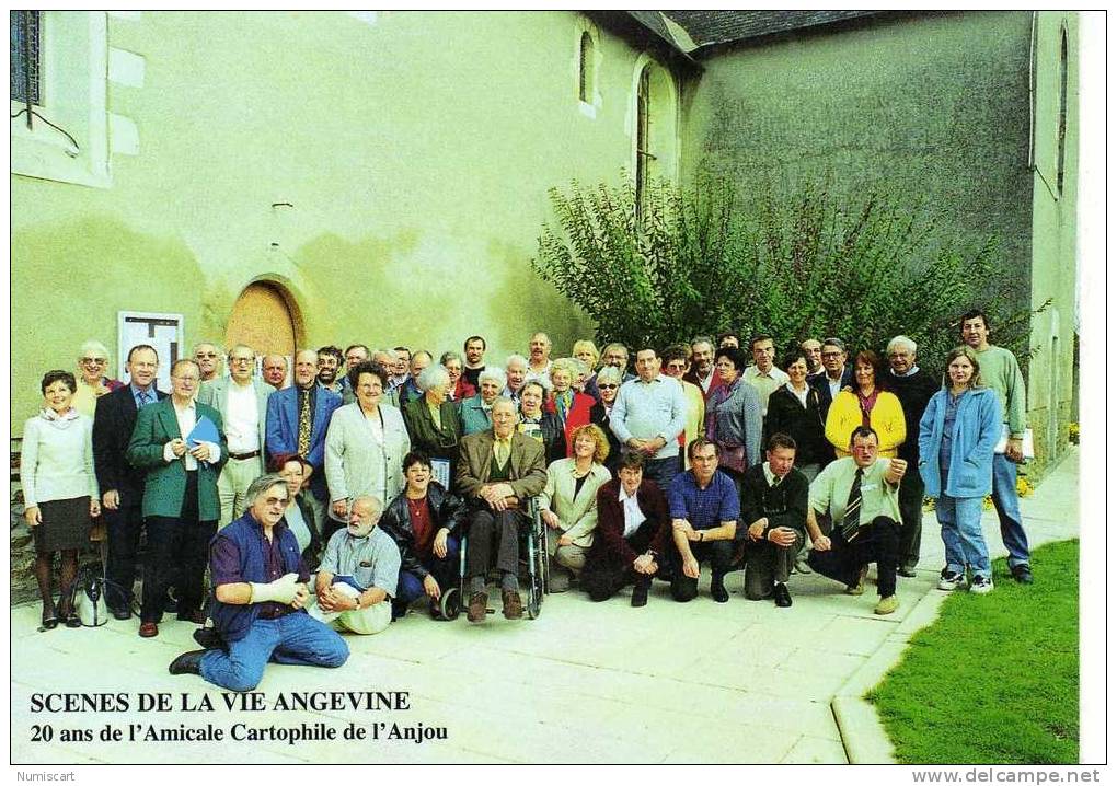 Angers...cpm Trés Animée...prise à St Lambert La Potherie Pour Les 20 Ans De L Amicale Des Cartophiles Angevins - Angers