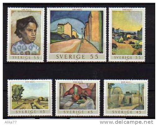SUEDE        Neuf **     Y. Et T.   N° 619 à 624             Cote:  3.00 Euros - Unused Stamps