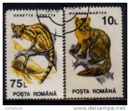 ROMANIA   Scott #  3835-44  VF USED - Gebruikt