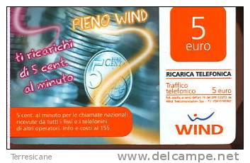 X WIND RICARICA EURO - Francobolli & Monete