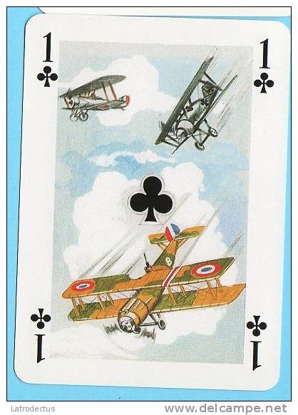 Speelkaart Onderwerp 1914-1918 Airplanes - Barajas De Naipe
