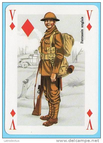 Speelkaart Onderwerp 1914-1918 - Fantassin Anglais - Playing Cards (classic)