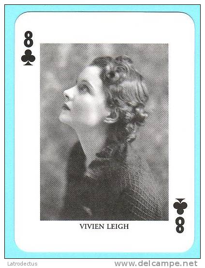 Famous Faces - Vivien Leigh - Playing Cards (classic)