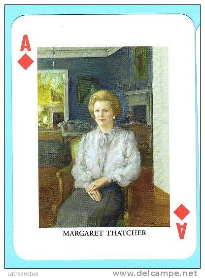 Famous Faces - Margaret Thatcher - Kartenspiele (traditionell)