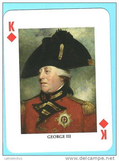 Famous Faces - George III - Playing Cards (classic)