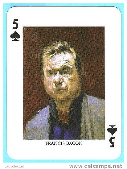 Famous Faces - Francis Bacon - Playing Cards (classic)