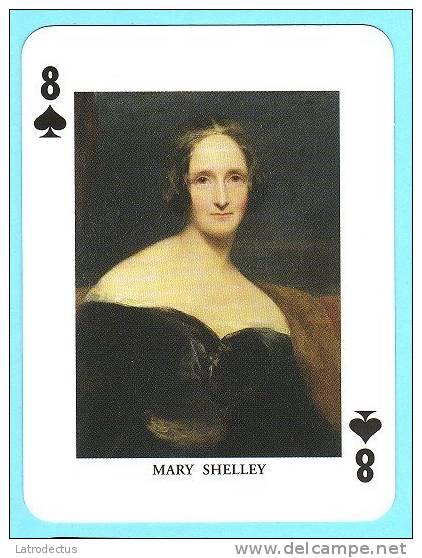 Famous Faces - Mary Shelley - Playing Cards (classic)