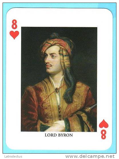 Famous Faces - Lord Byron - Kartenspiele (traditionell)