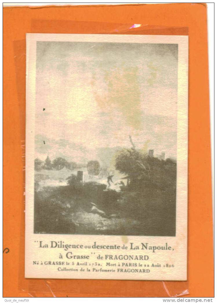 CAPARF02 PARFUMERIE FRAGONARD GRASSE ENCORE SOUS BLISTER LA DILIGENCE OU DESCENTE DE LA NAPOULE - Vintage (until 1960)