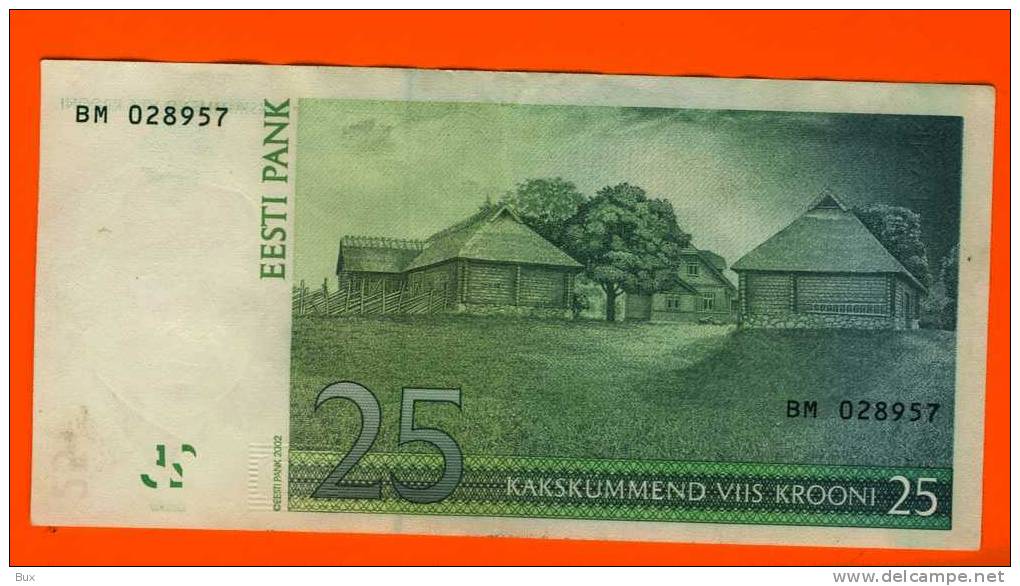 ESTONIA ESTONIE EESTI PANK  25  KROONI COME DA FOTO   CART 41 - Estonie